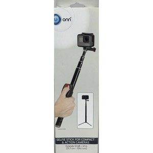 Onn Selfie Stick for Compact & Action Cameras extension 12.4 in New 1595-312